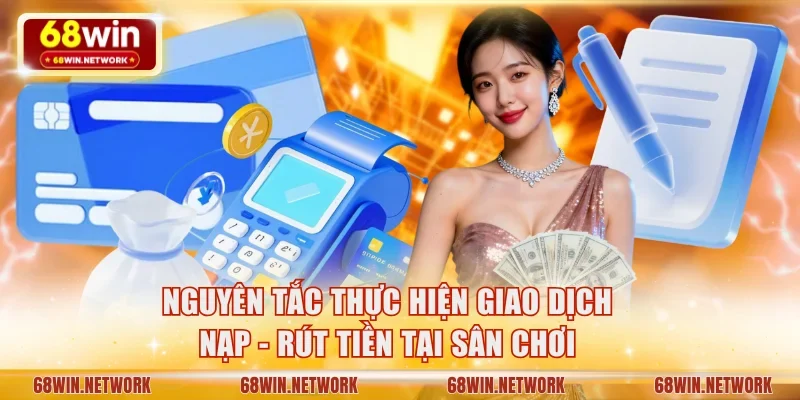 Nguyên tắc thực hiện giao dịch nạp - rút tiền tại sân chơi