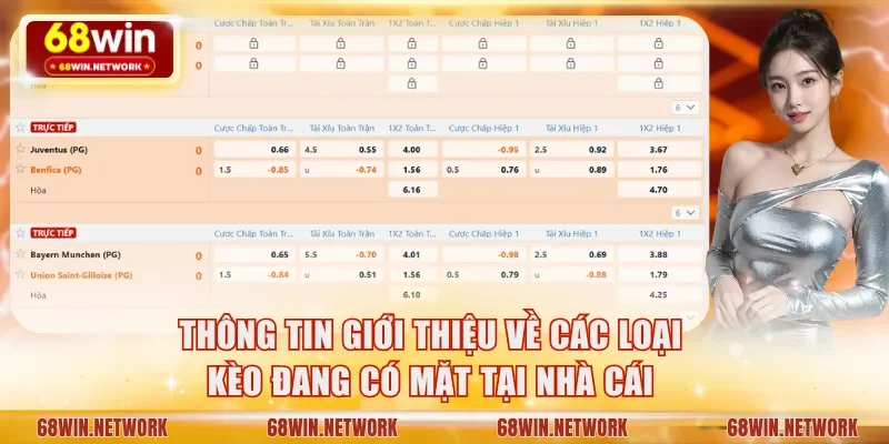 Thông tin giới thiệu về các loại kèo đang có mặt tại nhà cái