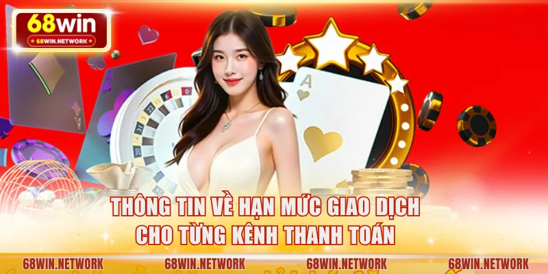 Thông tin về hạn mức giao dịch cho từng kênh thanh toán