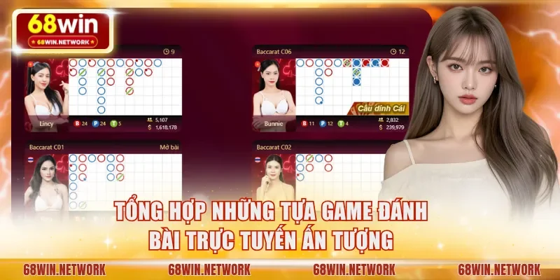 Tổng hợp những tựa game đánh bài trực tuyến ấn tượng
